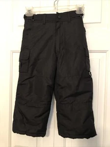 Rothschild Boys Black Ski Pants Small 4 Insulated Snow - Picture 1 of 4