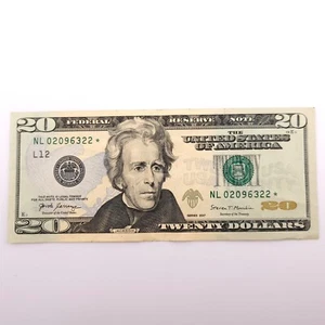 2017 Twenty Dollar $20 Bill Federal Reserve Star Note San Francisco Paper Money - Picture 1 of 8