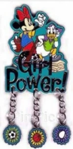 Disney Pin 11520 Soccer Basketball Baseball Sport Girl Power Minnie Daisy LE - Bild 1 von 1