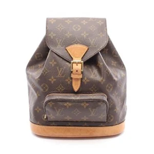 LOUIS VUITTON Montsouris MM Rucksack Backpack M51136 Monogram Canvas Gebraucht Damen - Bild 1 von 10