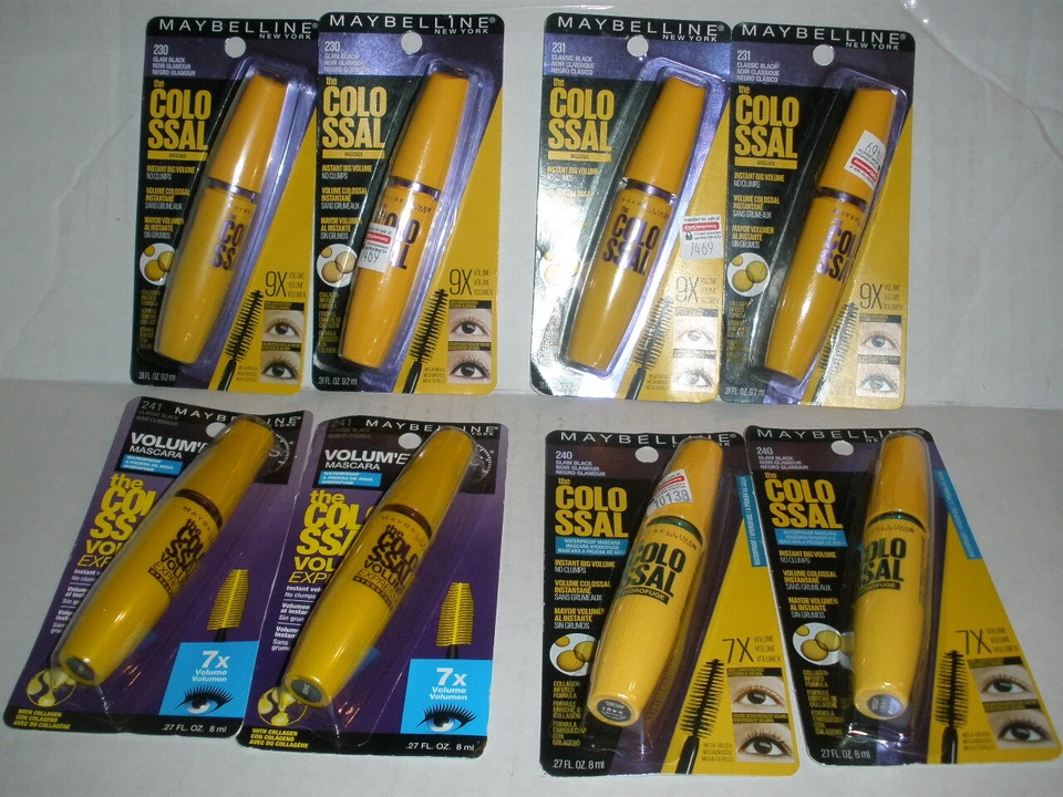 Nuevo Lote de 2 Maybelline Volum'Express The Colossal Mascara Elige Foto 1 de 1