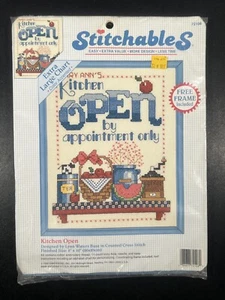 Stitchables Kreuzstich 72106 8 x10 Mary Ann’s Küche nur nach Terminvereinbarung geöffnet - Bild 1 von 2