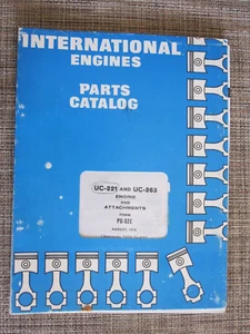 International Harvester UC221 UC263 Motor & Anbaugeräte Teilekatalog PU-52E - Bild 1 von 7