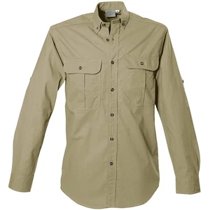 TAG SAFARI Men's Khaki Long Sleeve Shirt (MS-118L/S-P867-K) - Picture 1 of 4
