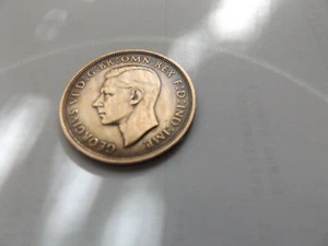 One Penny Georg VI. 1947 Großbritannien - Bild 1 von 2
