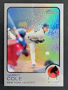 2022 Topps Heritage Gerrit Cole Silber Refraktor SP 327/373 #166 - Bild 1 von 3