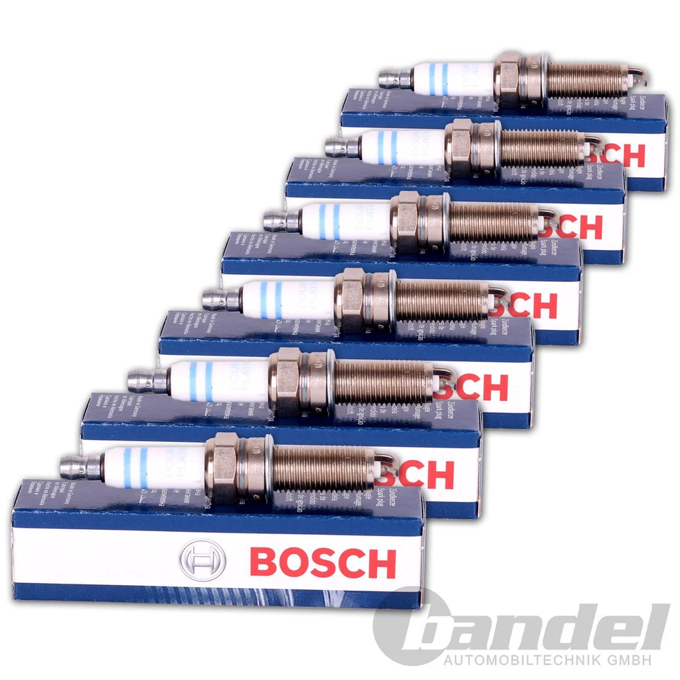 6x BOSCH ZÜNDKERZE DOPPELPLATIN für MERCEDES W203 W204 W211 C209 W251 R230 V6 - Bild 1 von 1