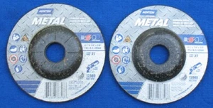 Confezione da 2! Norton Mola in metallo 4-1/2" x 1/4" x 7/8" pergolato - 2 ruote totali - Foto 1 di 2