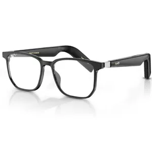 Wireless Bluetooth Audio Glasses Touch Voice Control Open Ear Speaker Clear Lens - Picture 1 of 16