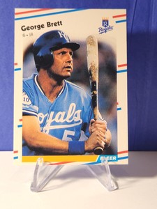 1988 Fleer George Brett card #254