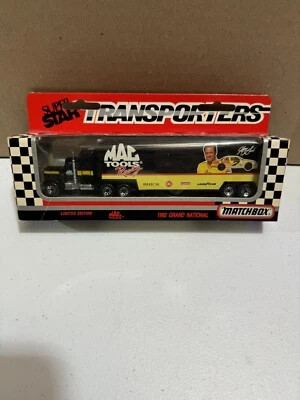 Harry Gant #7 Mac Tools 1992 1/87 Matchbox Nascar Diecast Transporter Foto 1 de 2