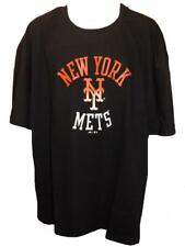 New York Mets Mens Sizes 3XL-4XL-5XL-6XL-Tall Majestic Black Shirt
