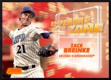 2019 Stadium Club Emperors of the Zone Orange Zack Greinke 23/50 Arizona