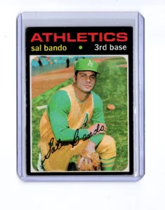 1971 Topps Sal Bando Oakland Athletics #285 🚀😳💥 VG+ - Picture 1 of 2