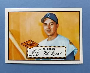 1983 Topps 1952 Reprint Gil Hodges #36 Brooklyn Dodgers - Picture 1 of 2