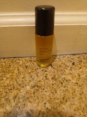 Aceite de perfume de vainilla Tom Ford Tobacco* (impresión unisex) 1 OZ Roll-o rico sin cortar  Foto 1 de 3