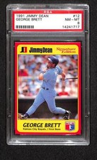 1991 Jimmy Dean #12 George Brett PSA 8 NMMT