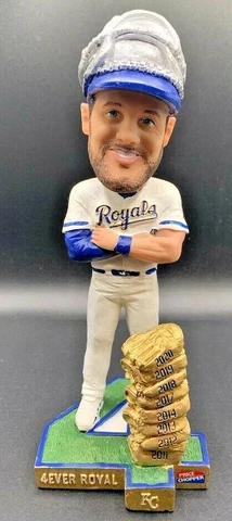 2020 Alex Gordon Kansas City Royals - 4 Ever Royal Bobblehead w/Packaging Cover