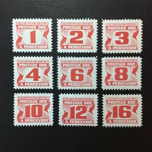 BroadviewStamps Canada #J28i-J37  MNH F-VF. - Picture 1 of 2