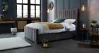 Marlow Fabric Upholstered Bed Frame Twin Queen King California King Plushvelvet