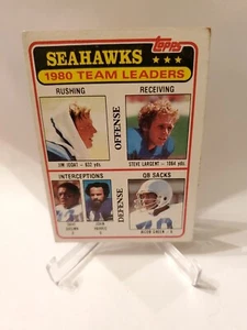 1981 Topps - #19 Steve Largent, Dave Brown, Jacob Green (RC) - Imagen 1 de 2