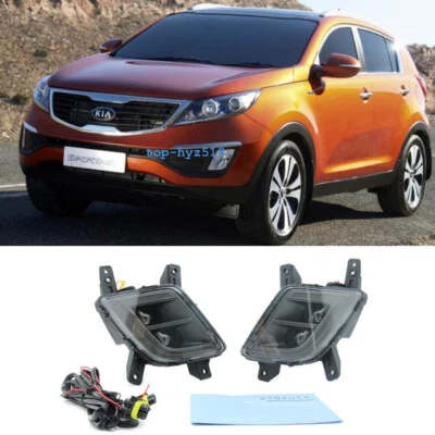 Lámpara antiniebla LED luz de circulación diurna luz de señal de giro para Kia Sportage 2011-2016 Foto 1 de 4