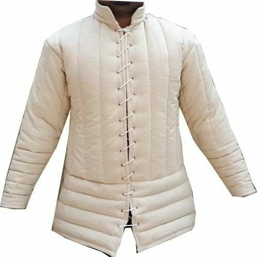 New-Medieval-Gambeson-thick-padded-coat-Aketon-vest-Jacket-Armor-Halloween-Gift  - Image 1 of 1