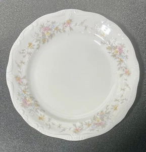 Floral Splendor Johann Haviland Bavaria Germany 6 1/4”Bread Plate - Picture 1 of 3