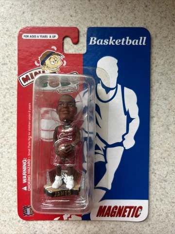 AS IS sealed LeBron James mini NBA Bobblehead 15 2003 ROOKIE Jersey Cleveland Cover