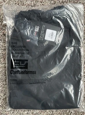 ChefUniforms Chef360 Women 6-Pocket Drawstring Stretch Pants Black Small 50151 - Image 1 of 4