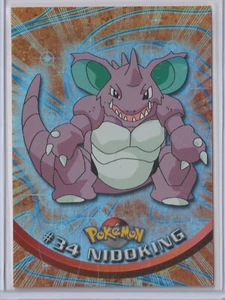 Pokémon 1999 Topps TV NIDOKING #34 FOIL (HOLO) MINT Never Played Rare - Bild 1 von 2