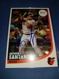 Postal autografiada de Anthony Santander Orioles de Baltimore Fanfest  - Imagen 1 de 2