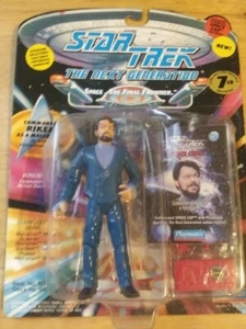 Commander Riker as a Malcorian - Star Trek TNG Next Generation 1994 Playmates - Picture 1 of 1