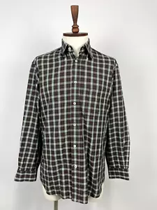 Camisa informal con botones Bogner multicolor a cuadros manga larga para hombre talla 39 - Imagen 1 de 18