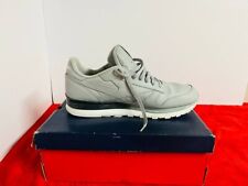 Reebok Classic Leather MU FY2761 Men's Gray Lifestyle Sneakers Shoes - Size 12