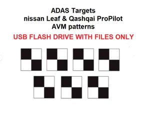 Nissan leaf Qashqai ProPilot AVM calibration pattern mats - USB FLASH DRIVE ONLY - Bild 1 von 2