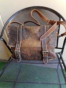 STICKMAN LEATHER 1930s Mailbag / Briefcase / Messenger Bag / laptop bag