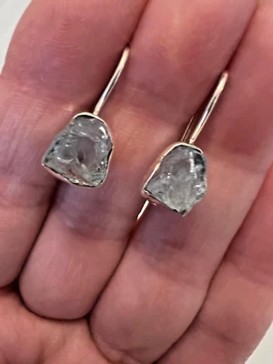 Ohrringe 925 Sterlingsilber Damen Ohrschmuck Bergkristalle Grün Neu Eliteschmuck - Bild 1 von 3