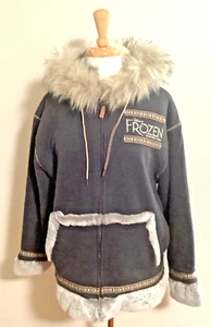 Disney Frozen Broadway Musical Damen Gr. XL Kunstfell Kapuze Reißverschluss Hoodie - Bild 1 von 9