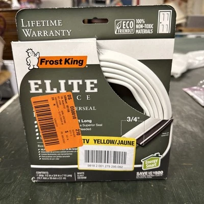 Frost King Elite Choice 1/2" x 3/4" x 7 ft Weather Seal Door Seal  - Image 1 of 3
