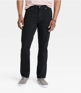 Jean homme Goodfellow & Co jambe droite noir 32X30/détail 36€ neuf avec étiquette - Photo 1/7