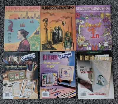 Lot of 6 - Rubber Stamp Madness (RubberStampMadness) & Rubber Stamper Magazines - Image 1 of 4
