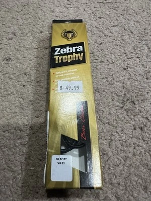 New Zebra Trophy Premium Replacement Cable V3 31 Black 30 1/16" length - Image 1 of 2