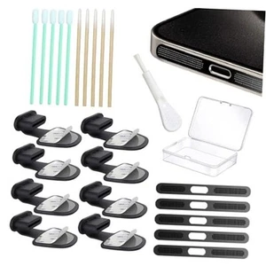 Lot de 8 Plug Poussière Neuf, Accessoires Téléphone pour iPhone 16 15 Plus/Pro/1Pro Max, - Photo 1 sur 7