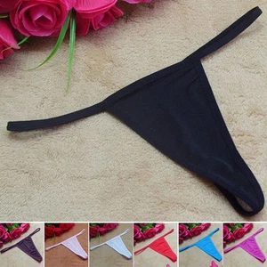 Seamless Women Ladies Sexy Thongs G String Tanga Panties with Ultrathin Fabric - Picture 1 of 8