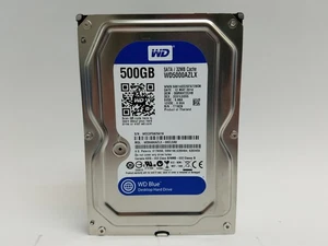 Western Digital WD Blue WD5000AZLX 500 GB 3.5" SATA III Hard Drive - Afbeelding 1 van 3