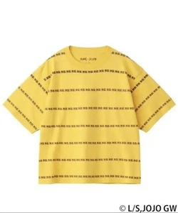 Jojo's Bizarre Adventure X-Girl Waste T-Shirt Yellow Unisex Large Rare - Picture 1 of 10