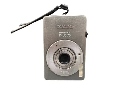 Canon IXUS 75 Digitalkamera 7.1MP Silber Kompakt Vintage Händler - Bild 1 von 4