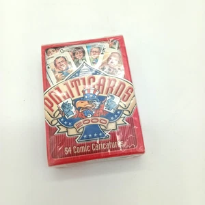 Vintage Election 2000 Politicards 54 Comic Karikaturen Parodie Politik Neu & Versiegelt - Bild 1 von 5