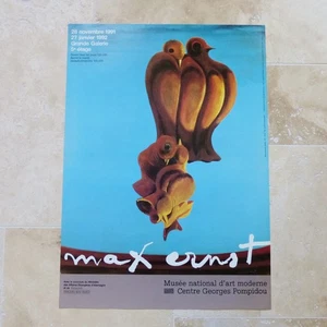 Max ERNST, ORIGINAL POSTER AUSSTELLUNG 1991, 70 x 50 cm - Bild 1 von 4